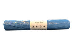 Afvalzak HDPE 80x110cm T25 blauw 15x20st 300st/doos